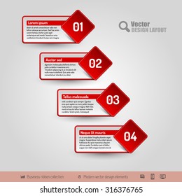 Vector business stickers template for web designs, presentations, education, brochures, infographics and flyers.
