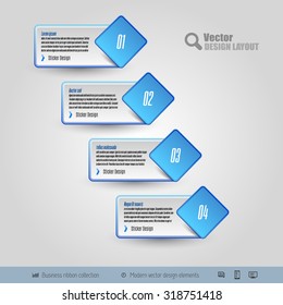 Vector business stickers template for web designs, presentations, education, brochures, infographics and flyers.