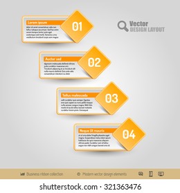 Vector business stickers template for web designs, presentations, education, brochures, infographics and flyers.