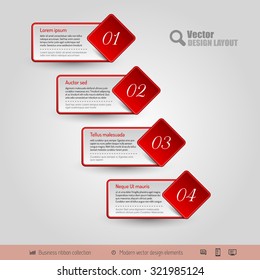 Vector business stickers template for web designs, presentations, education, brochures, infographics and flyers.