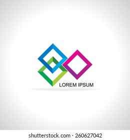vector of business symbol icons 
