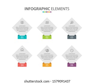 Vector business template for presentation. Creative concept for infographic.

