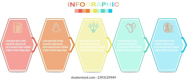 Vector business template for presentation. Creative concept for infographic.Vector illustration.