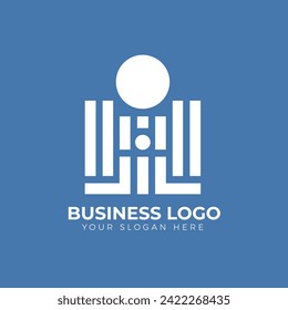 Vector business type logo design