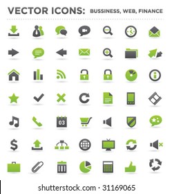 vector business web finance icons 01