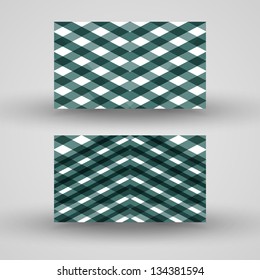 Vector business-card  set for your design, abstract Illustration.