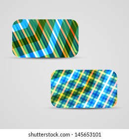 Vector business-card  set for your design, abstract Illustration.