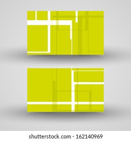 Vector business-card  set for your design, abstract Illustration.