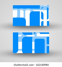 Vector business-card  set for your design, abstract Illustration.