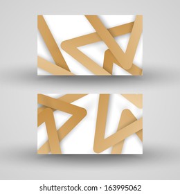 Vector business-card  set for your design, abstract Illustration.