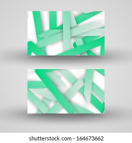 Vector business-card  set for your design, abstract Illustration.