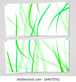 Vector business-card  set for your design, abstract Illustration.