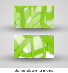 Vector business-card  set for your design, abstract Illustration.