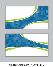 Vector business-card set for your design, abstract Illustration.