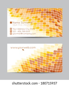 Vector business-card set for your design, abstract Illustration.