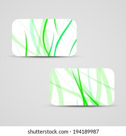 Vector business-card  set for your design, abstract Illustration.
