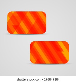 Vector business-card  set for your design, abstract Illustration.