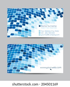 Vector business-card set for your design, abstract Illustration.