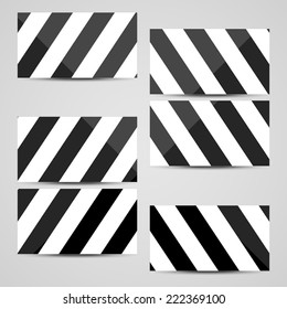 Vector business-card  set for your design, abstract Illustration.
