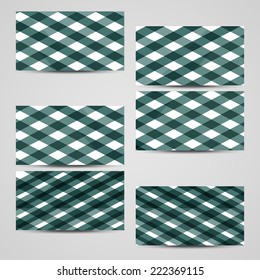 Vector business-card  set for your design, abstract Illustration.