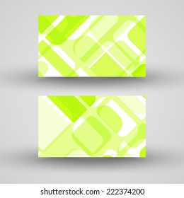 Vector business-card  set for your design, abstract Illustration.