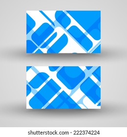 Vector business-card  set for your design, abstract Illustration.