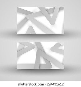 Vector business-card  set for your design, abstract Illustration.