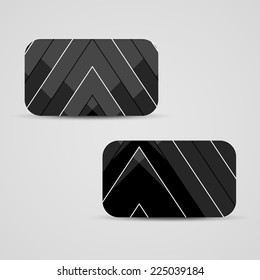 Vector business-card  set for your design, abstract Illustration.