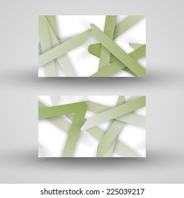 Vector business-card  set for your design, abstract Illustration.