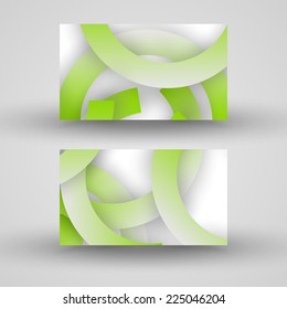 Vector business-card  set for your design, abstract Illustration.