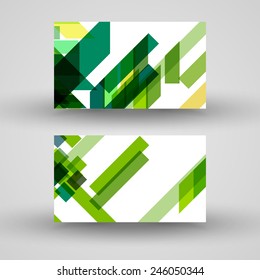 Vector business-card  set for your design, abstract Illustration.