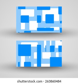 Vector business-card  set for your design, abstract Illustration.