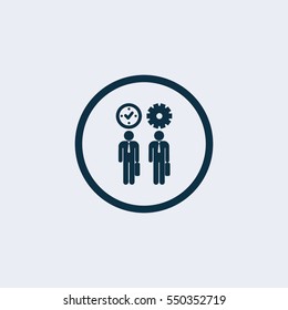 Vector businessman Icon