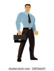 Vector businessman illustration
