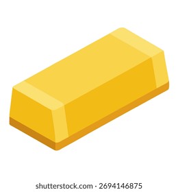 Vector de barra de mantequilla sobre fondo blanco