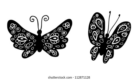 Vector butterflies