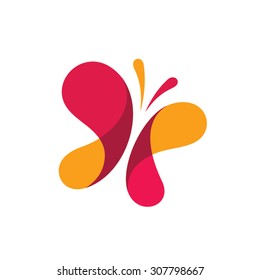 Vector Butterfly Abstract Logo