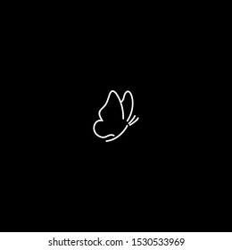 
Vector butterfly abstract logo design .