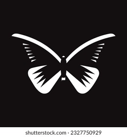 Vector butterfly abstract logo Icon