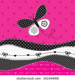 vector butterfly background
