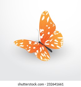 Vector butterfly background. Eps 10.