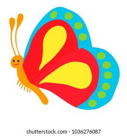 vector, butterfly character
