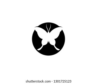 Vector - Butterfly conceptual simple, colorful icon. Logo. Vector illustration