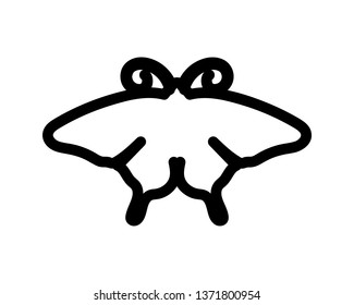 Vector - Butterfly conceptual simple, colorful icon. Logo. Vector illustration
