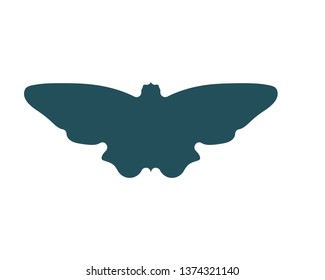 Vector - Butterfly conceptual simple, colorful icon. Logo. Vector illustration
