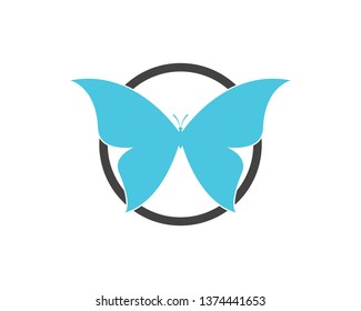 Vector - Butterfly conceptual simple, colorful icon