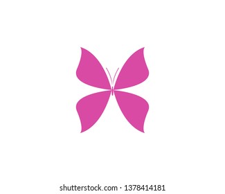 Vector - Butterfly conceptual simple, colorful icon. Logo. Vector illustration