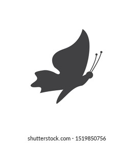 Vector - Butterfly conceptual simple, colorful icon. Logo. Vector illustration