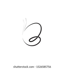 Vector Butterfly conceptual simple colorful icon Logo Vector Animal