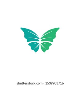 Vector Butterfly conceptual simple colorful icon Logo Vector Animal